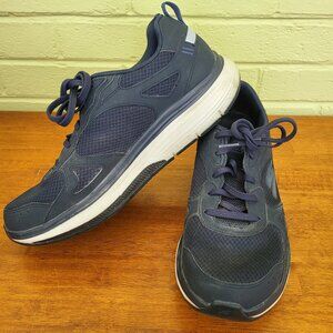 Skechers Go Walk Arch Fit Mens Sz 9.5 Shoes Lace Up Sneakers hyper burst BLUE T2